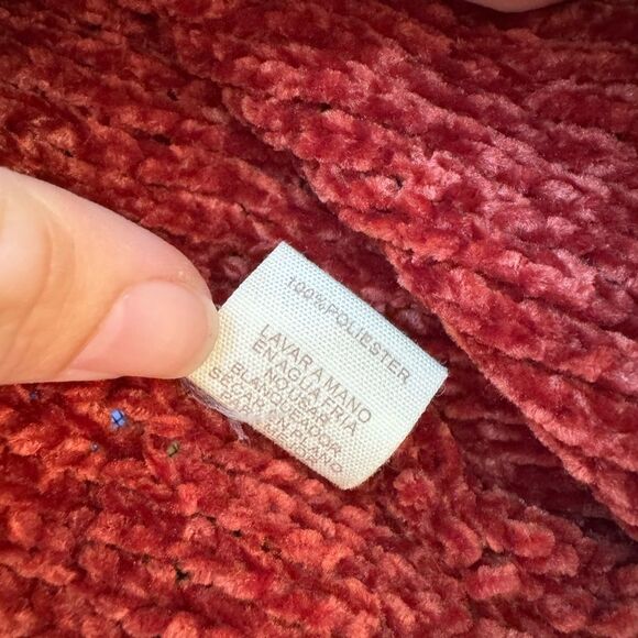 Mystree Women's Fringe Bottom Cardigan in Burnt Orange One Size - Picture 5 of 5